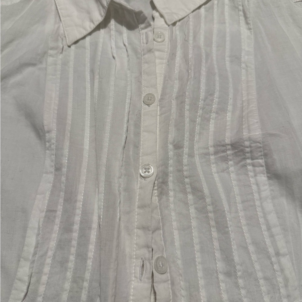 AGB Off-White Collared Blouse - Picture 2 of 6